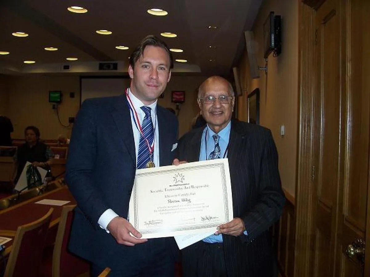 Florian Uhlig und Lord King of West Bromwich (c) Florian Uhlig