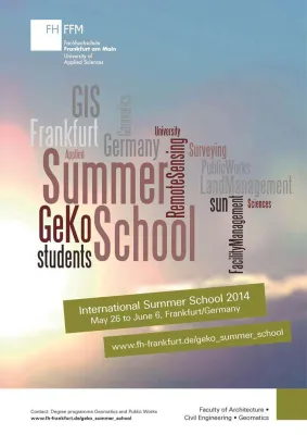 Summer School zu Landmanagement und Geodatenverarbeitung in Frankfurt am Main Bild: Summer School zu Landmanagement und Geodatenverarbeitung in Frankfurt am Main