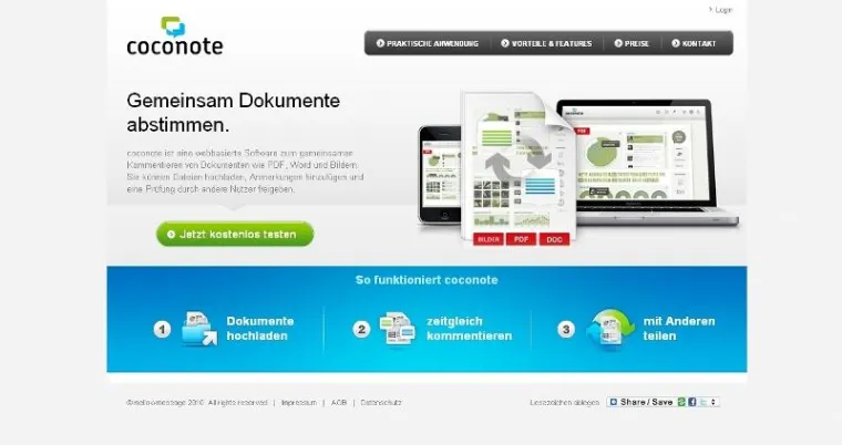 coconote gemeinsam Dokumente abstimmen: Produktlaunch von mellowmessage Bild: coconote gemeinsam Dokumente abstimmen: Produktlaunch von mellowmessage