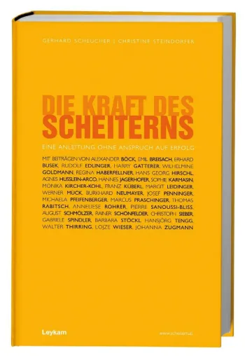 Bild: Einladung zur Buchpräsentation „Die Kraft des Scheiterns. Eine Anleitung ohne Anspruch auf Erfolg“