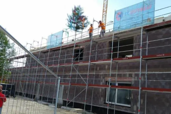 Neubau der Stiftung Liebenau in Stuttgart: St. Damiano II feiert Richtfest Bild: Neubau der Stiftung Liebenau in Stuttgart: St. Damiano II feiert Richtfest