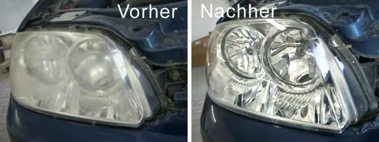 Bild: Scheinwerfer aufbereiten in Leobendorf, Laufen