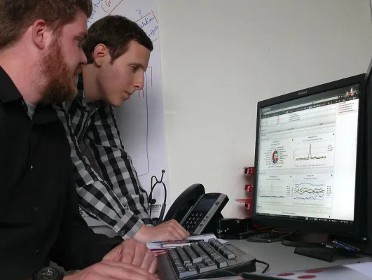 Bild: „Alles im Griff“ durch professionelle IT-Services rund um die Uhr