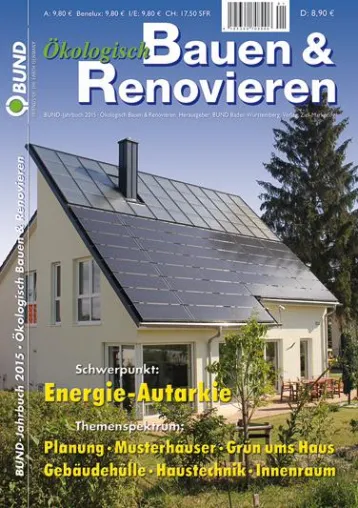 Bild: Ab sofort am Kiosk: BUND-Jahrbuch Ökologisch Bauen & Renovieren 2015