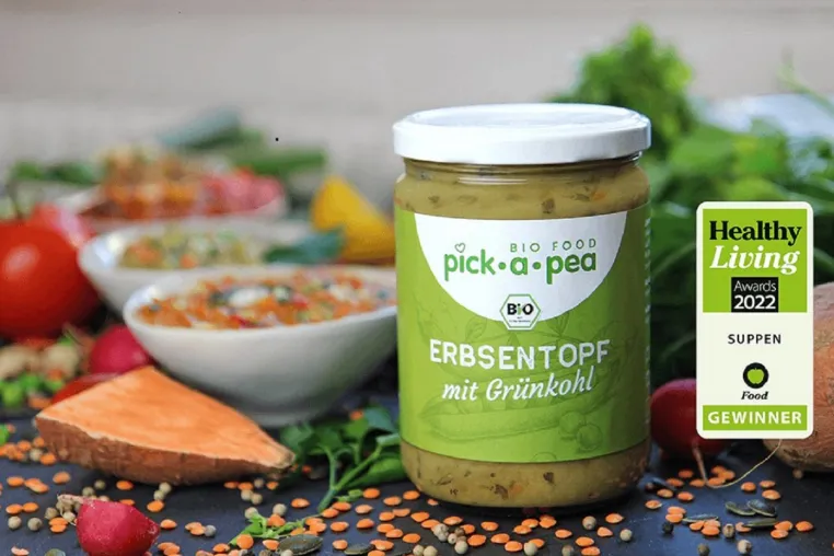pick-a-pea BIO FOOD gewinnt zum vierten Mal Innovations-Auszeichnung Bild: pick-a-pea BIO FOOD gewinnt zum vierten Mal Innovations-Auszeichnung