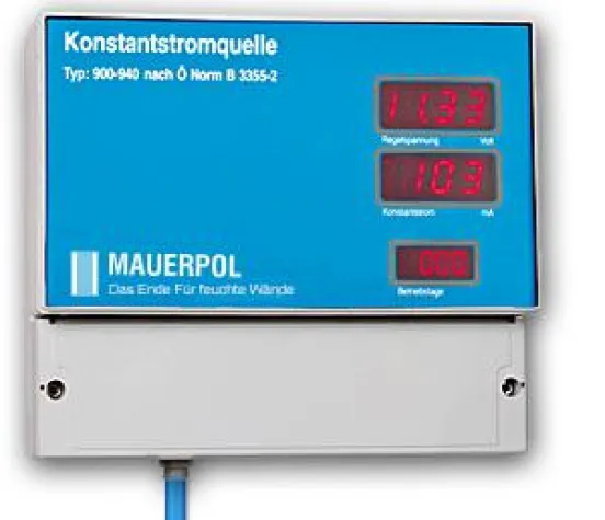 MAUERPOL® - Die Elektrokinetische Mauerwerkstrockenlegung Bild: MAUERPOL® - Die Elektrokinetische Mauerwerkstrockenlegung