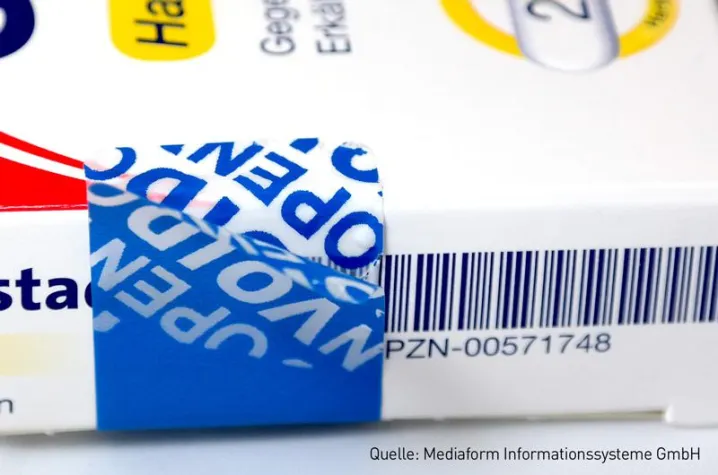 VOID Etiketten von Mediaform - Manipulationsschutz für Arzneimittel Bild: VOID Etiketten von Mediaform - Manipulationsschutz für Arzneimittel