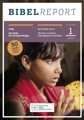 „Bibelreport“ berichtet seit 50 Jahren rund um die Bibel Bild: „Bibelreport“ berichtet seit 50 Jahren rund um die Bibel