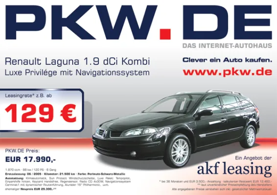 Bild: PKW.DE mit bundesweiter Plakatkampagne