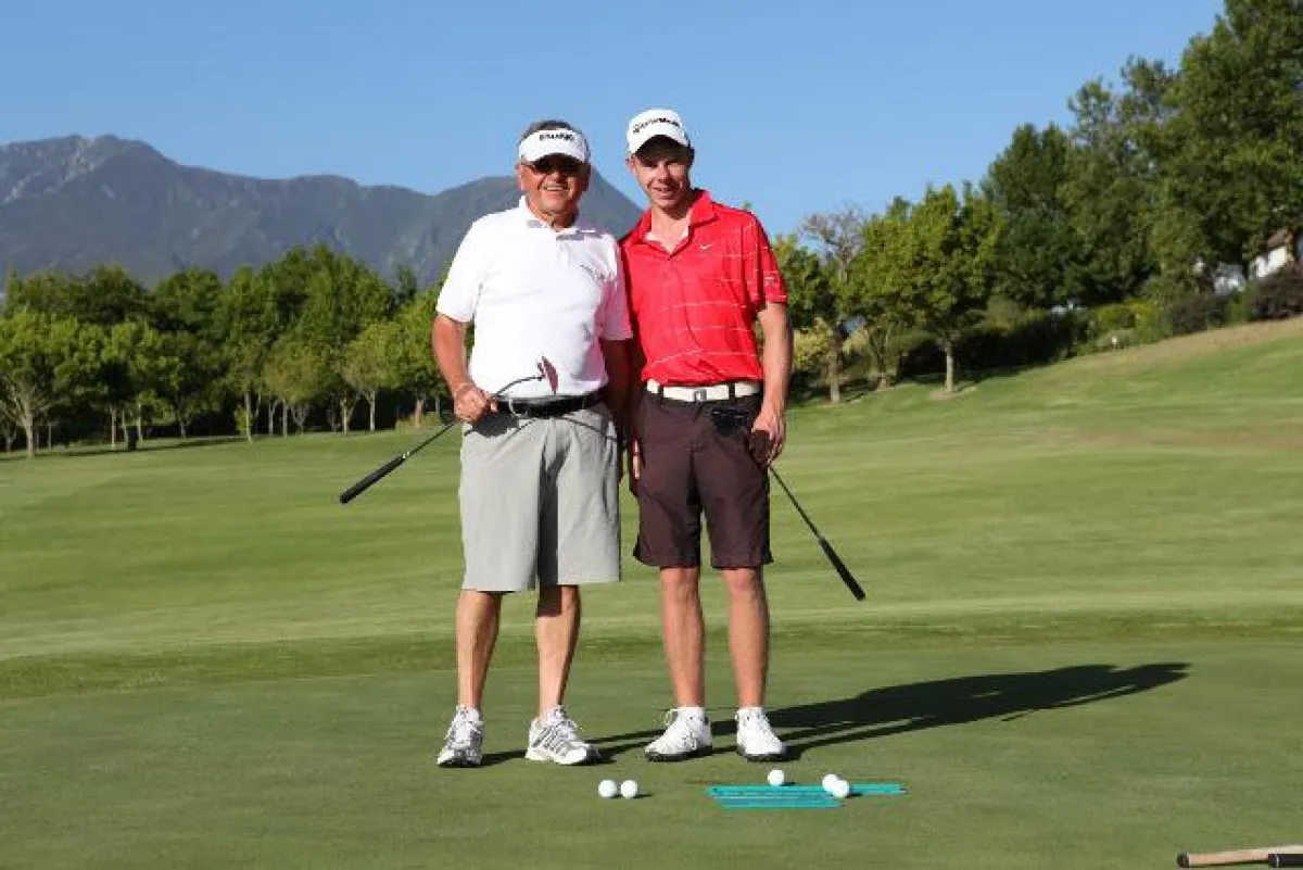Kramski und Michael Pfeifer in Fancourt