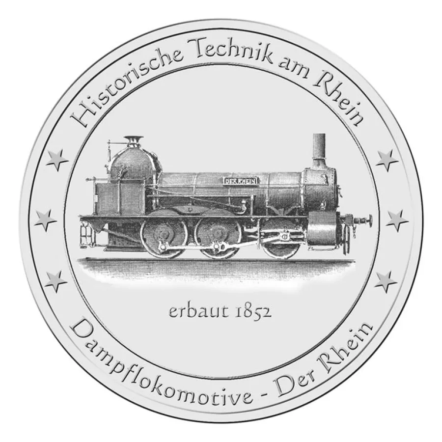 So hat sie einmal ausgesehen, vesunkene Dampflok 