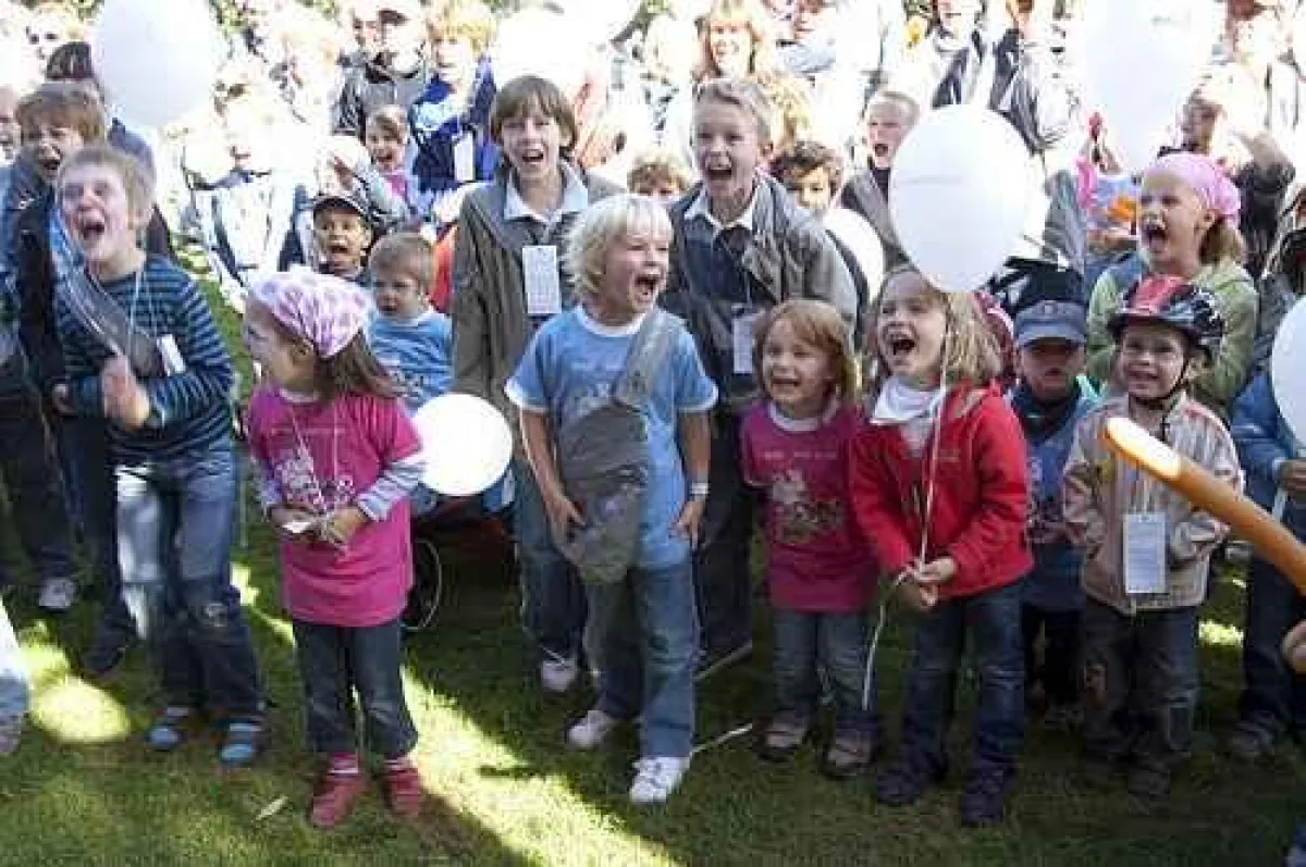 Kinderspaß beim ECCO Walkathon in Hamburg