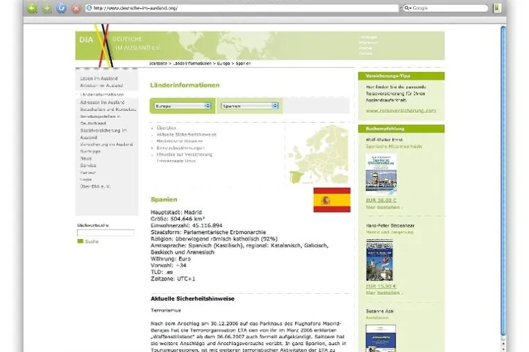 Neue Website für Deutsche im Ausland - Gebündeltes Wissen für Ausreisewillige Bild: Neue Website für Deutsche im Ausland - Gebündeltes Wissen für Ausreisewillige