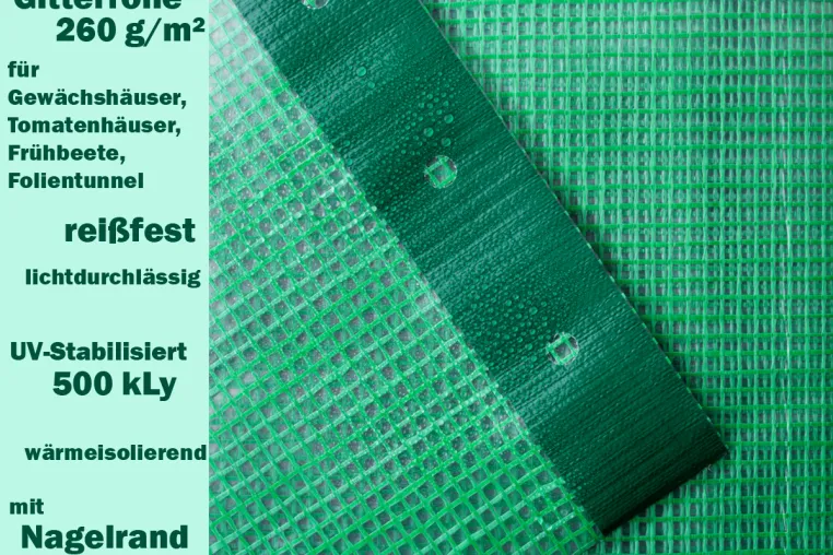 Bild: PowerPlanen e. K. erweitert Sortiment und bietet nun hochwertige Gitterfolien für Gewächshäuser an