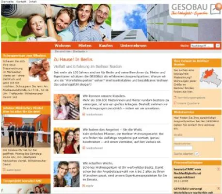 Bild: Breites Informationsangebot über Berliner Norden