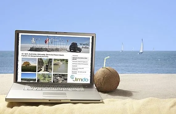 Bild: Jimdos Tipp für Globetrotter und Urlauber: Das Online-Reisetagebuch
