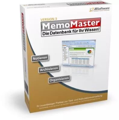 Bild: Wissensdatenbank MemoMaster 3.5 macht sich schlau für Windows 7