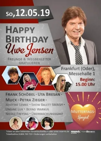 Bild: Happy Birthday Uwe Jensen – die große Gala kommt