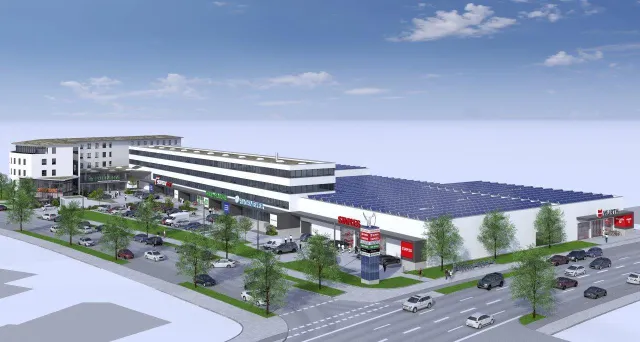 Bild: Münchner Gewerbe- und Bürokomplex Centro Tesoro kurz vor Vollvermietung