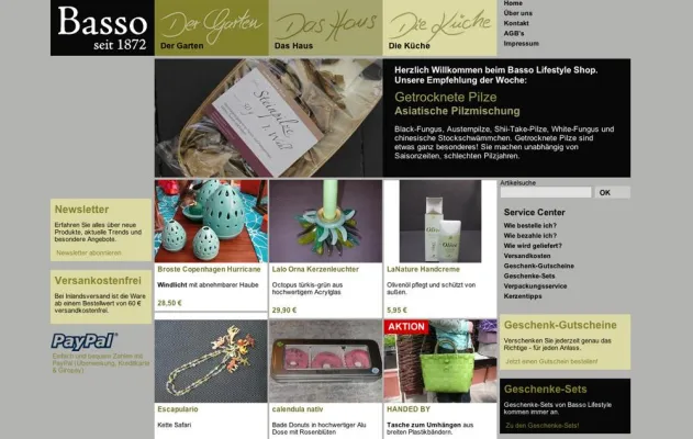 Bild: Blumen Basso – Lifestyle-Webshop für alle Sinne