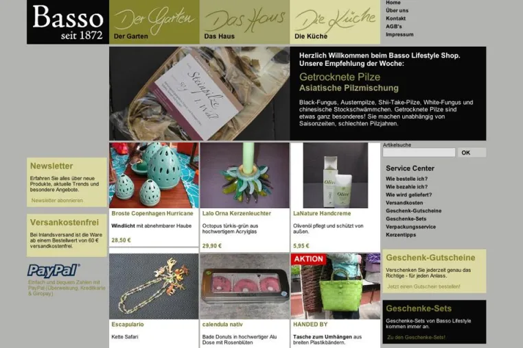 Bild: Blumen Basso – Lifestyle-Webshop für alle Sinne