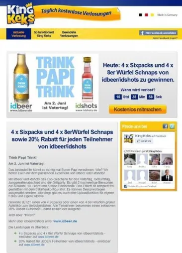 Bild: Made in Germany: Innovative Werbeplattform King Keks zieht Großunternehmen auf sich