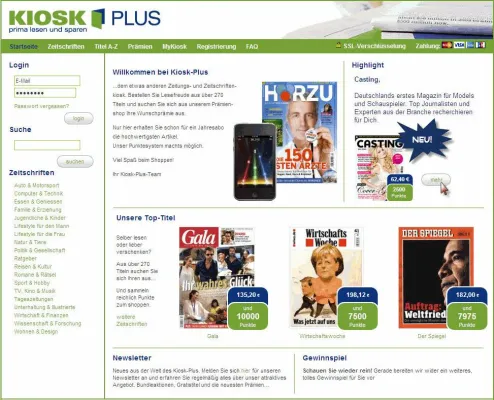 Bild: Kiosk-Plus als Gegenpol zur Abostudie 2009