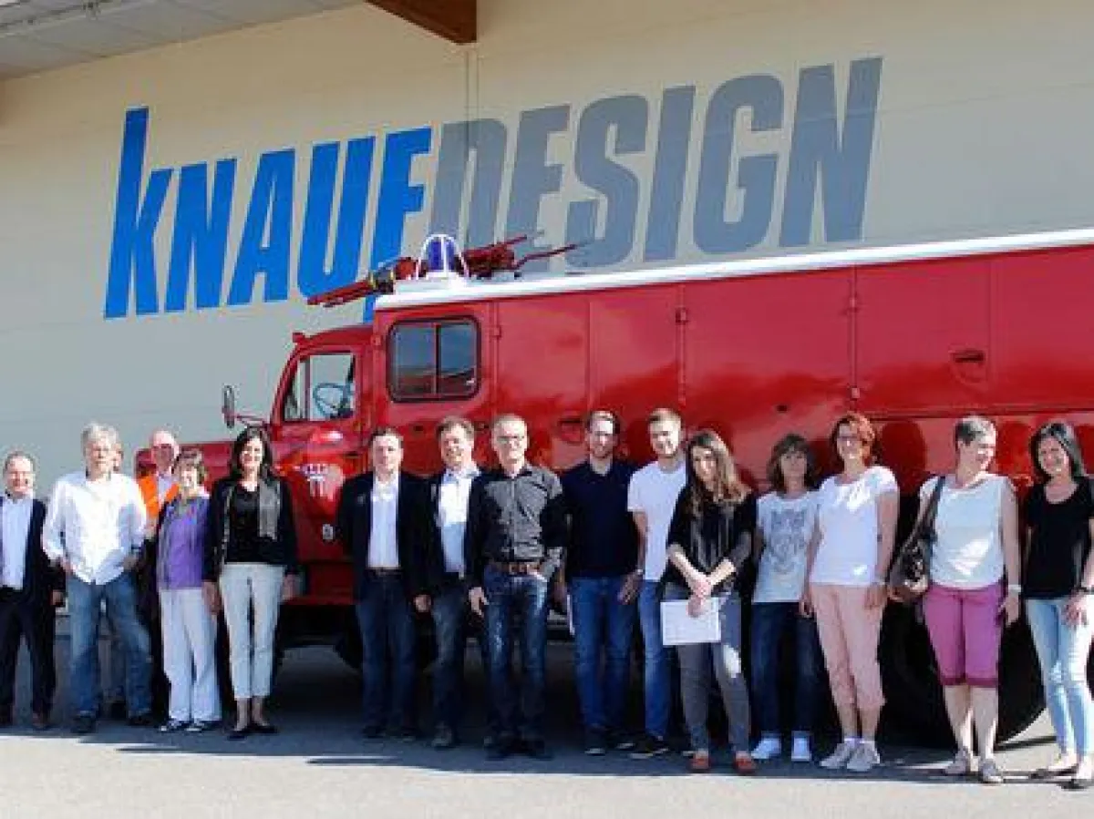 Die Teilnehmer des Brandschutz-Seminars. (Foto: Knauf Design)