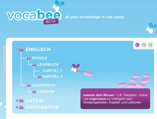 vocabee – kostenloses Vokabeln lernen immer und überall Bild: vocabee – kostenloses Vokabeln lernen immer und überall