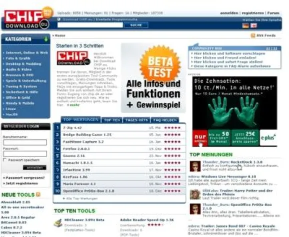 Bild: Deutschlands größtes Download-Portal europaweit online mit InterRed