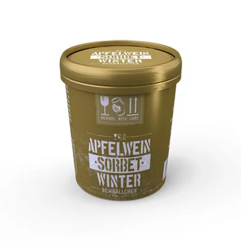 „Bembällchen“ Apfelwein-Sorbet jetzt als Winter-Edition Bild: „Bembällchen“ Apfelwein-Sorbet jetzt als Winter-Edition