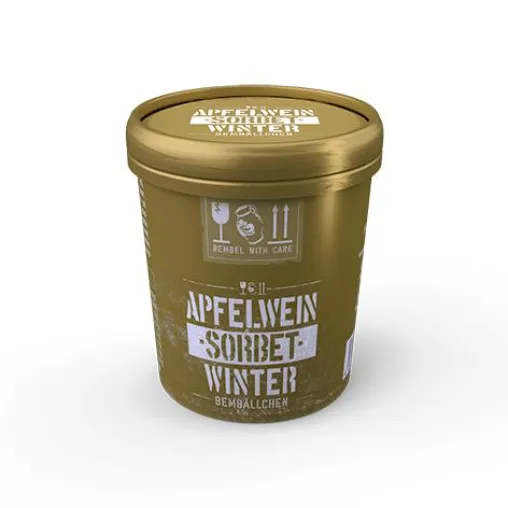 Bild: „Bembällchen“ Apfelwein-Sorbet jetzt als Winter-Edition