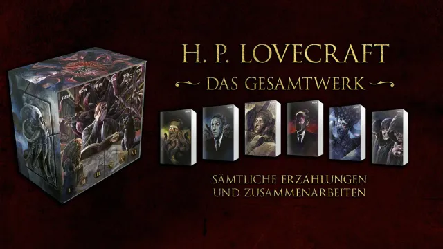 Bild: H. P. Lovecraft - Das Gesamtwerk im Schuber - ALLE Romane, Erzählungen & ALLE Zusammenarbeiten.