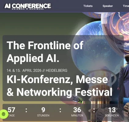 Bild: Tech-Elite trifft sich in Heidelberg - Speaker- und Ausstellerstopp teilweise aufgehoben