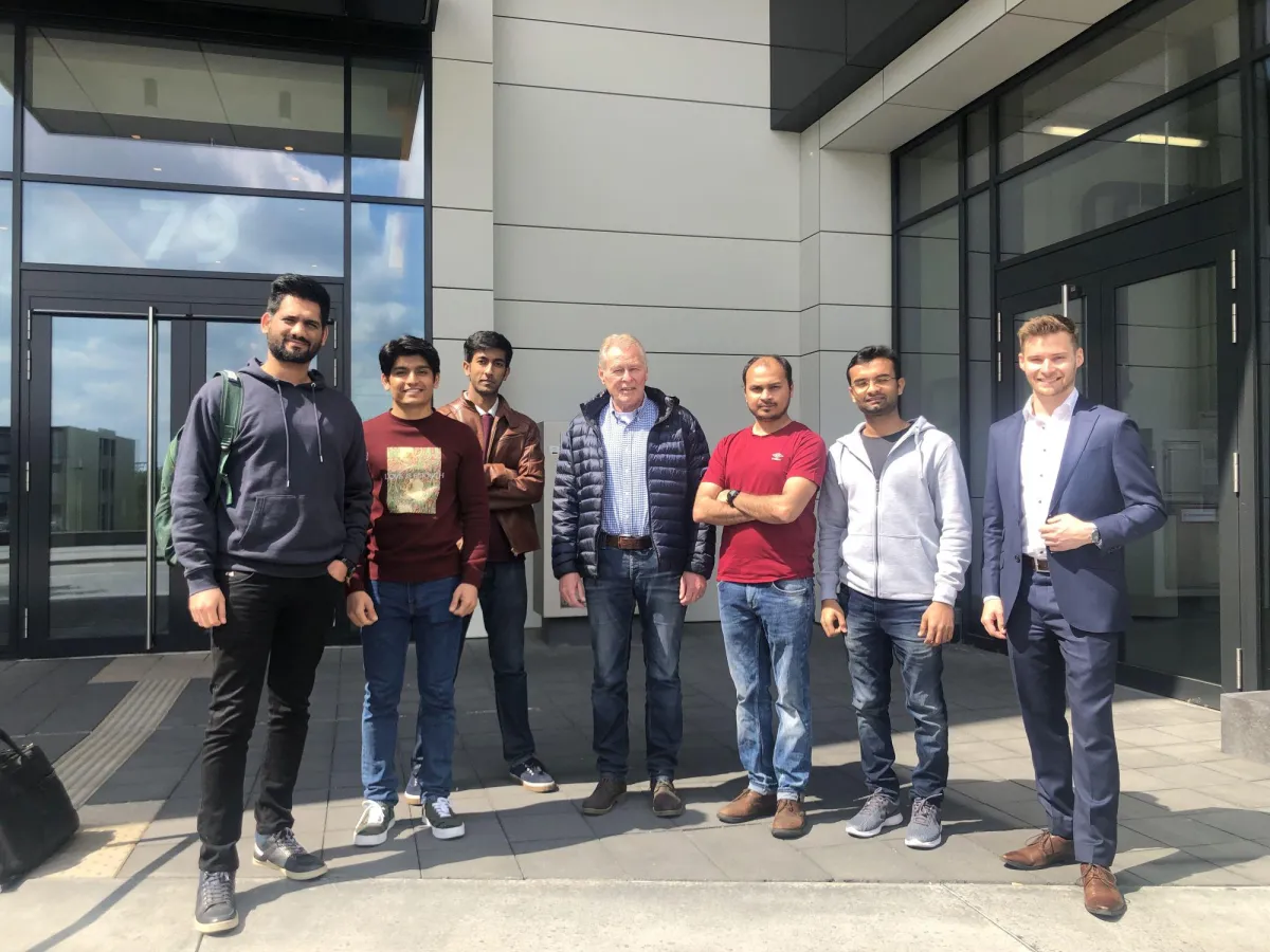 Die 5 indischen Studierenden des Masterstudiengangs ?International Business and Engineering
