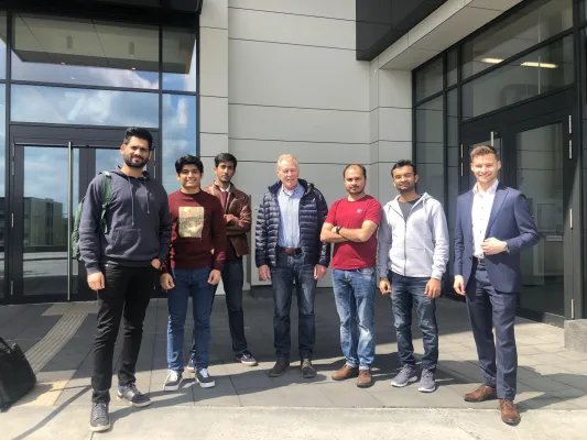 Die SRH Hochschule Hamm zu Gast an der RWTH Aachen Bild: Die SRH Hochschule Hamm zu Gast an der RWTH Aachen