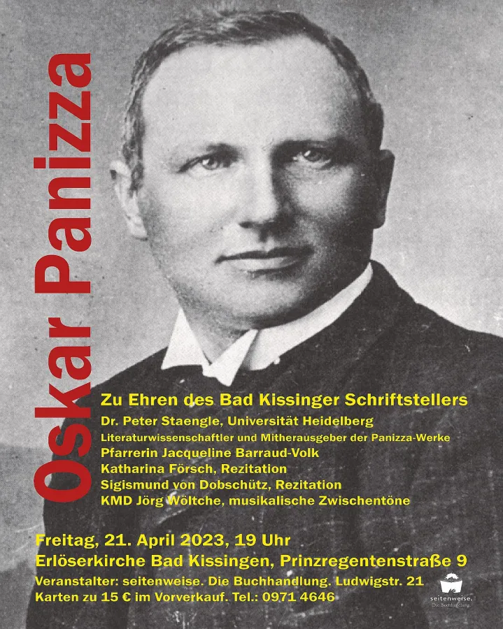 Veranstaltung Oskar Panizza (© seitenweise.Die Buchhandlung.)