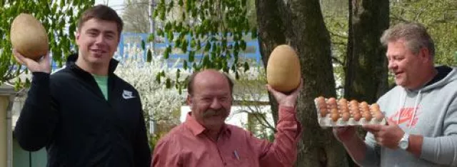 Bild: Veranstaltungstipp für Ostern: Traditionelles Ostereistoßen mit David Storl und Christina Schwanitz
