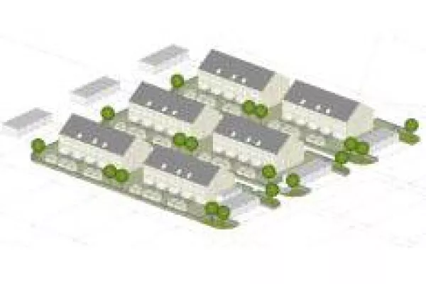 Bild: 30 Mal mehr Familienglück für Köln: Deutsche Reihenhaus baut Wohnpark „Worringer Bruch“