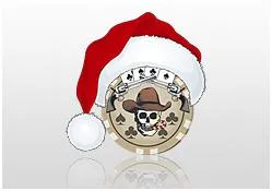 Bild: mediatwister, Werbeagentur aus Siegen, entwirft Weihnachts-Version des Logos der Dead Man's Hand Pokerseries