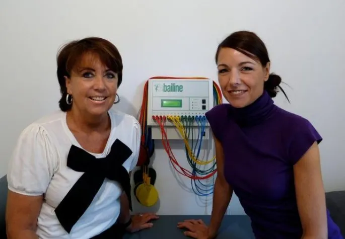 Bild: Eröffnung des ersten bailine Studios von Sabine Heijman mit Truus van Gaal am 16. September 2010