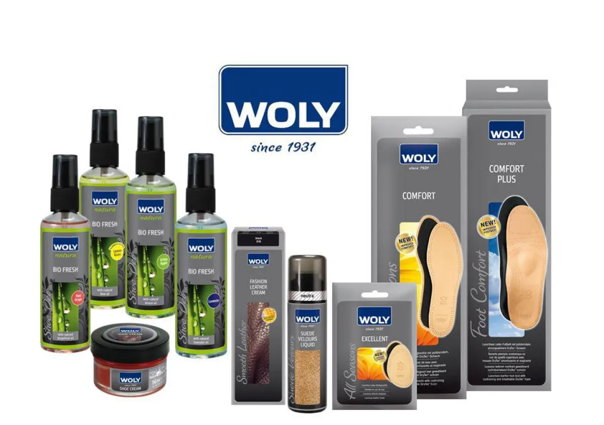 Alle WOLY Produkte zum Auffrischen der Schuhe nach dem Winterschlaf.