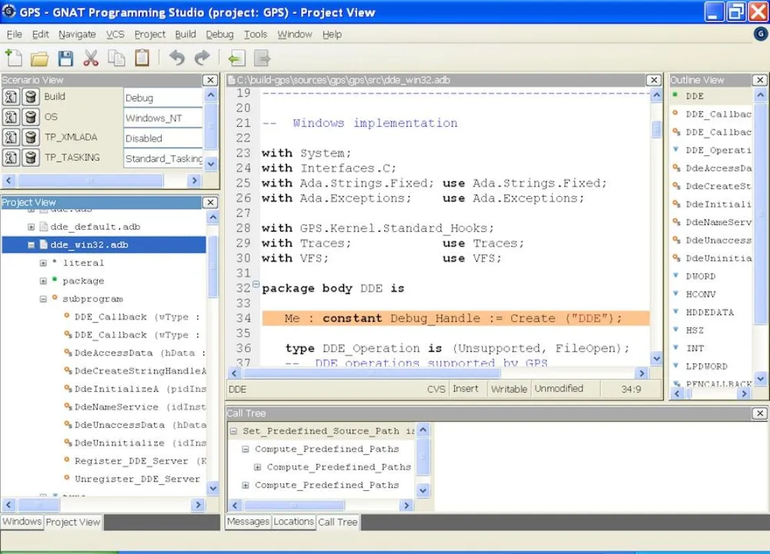 GNAT Programming Studio (Quelle: AdaCore)