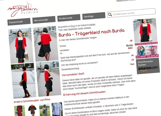 Erstes deutschsprachiges Portal für Schnittmusterbesprechungen ist online Bild: Erstes deutschsprachiges Portal für Schnittmusterbesprechungen ist online
