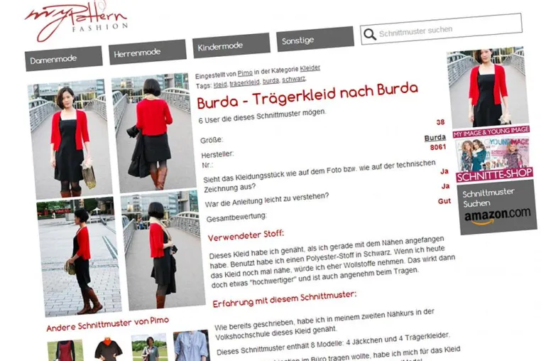 Bild: Erstes deutschsprachiges Portal für Schnittmusterbesprechungen ist online