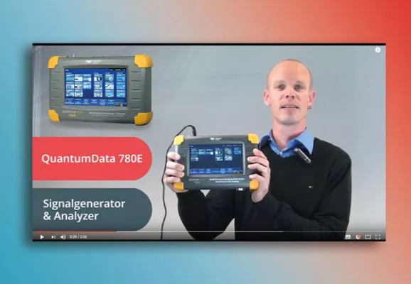 Bild: Video: Signalgenerator und – Analyzer QD780E für 4K/UHD von Quantum Data