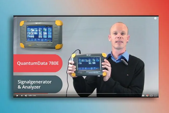 Video: Signalgenerator und – Analyzer QD780E für 4K/UHD von Quantum Data Bild: Video: Signalgenerator und – Analyzer QD780E für 4K/UHD von Quantum Data