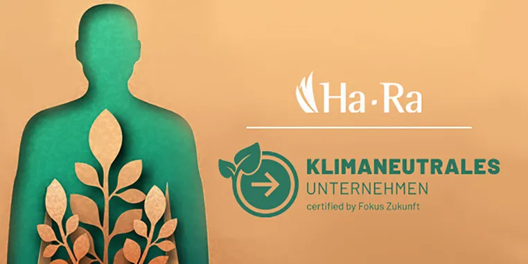 Ha-Ra ist 2022 und 2023 klimaneutral Bild: Ha-Ra ist 2022 und 2023 klimaneutral