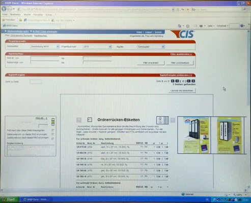 Bild: Artikeldaten - ein Dauerbrenner im Unternehmen
