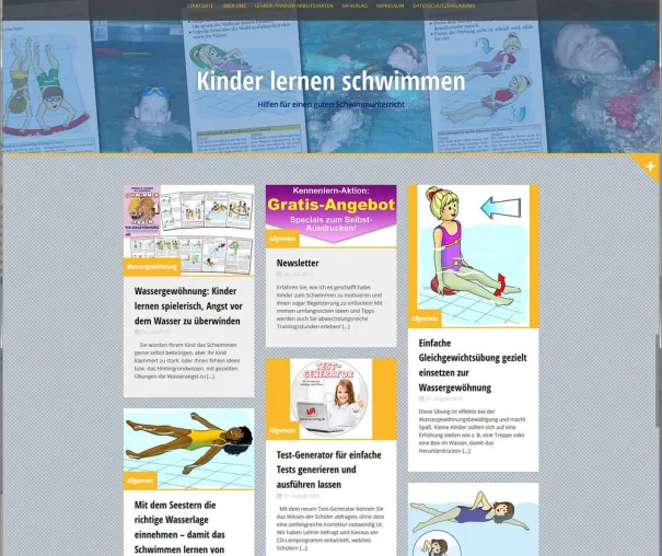 Bild: 30 kostenlose Übungen zu Kinder-lernen-Schwimmen zum Selbstausdrucken